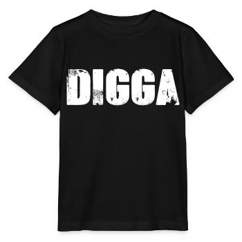 Digga - Stanley/Stella Kinder T-Shirt MINI CREATOR  - Schwarz - Vorne - Mikhail (115cm)