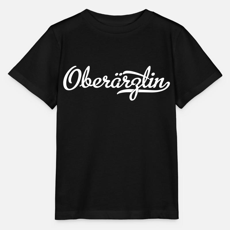 oberärztin weiss - Stanley/Stella Kinder T-Shirt MINI CREATOR  - Schwarz