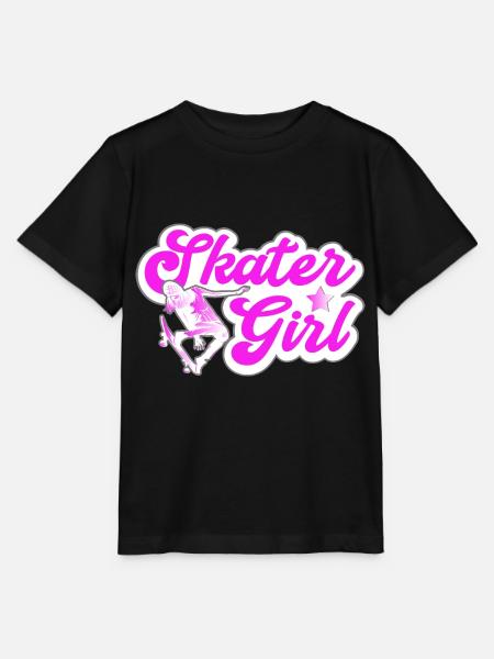 Skater Girl for Skater Girls - Stanley/Stella MINI CREATOR Kids’ T-Shirt - black