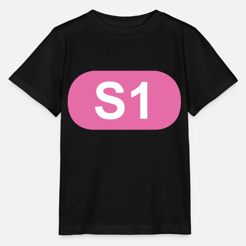 S-Bahn Berlin S1 - Stanley/Stella Kinder T-Shirt MINI CREATOR  - Schwarz