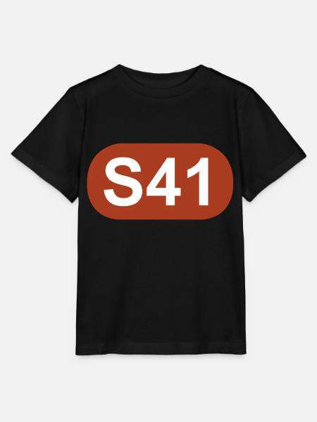 S-Bahn Berlin S41 - Stanley/Stella Kinder T-Shirt MINI CREATOR - Schwarz