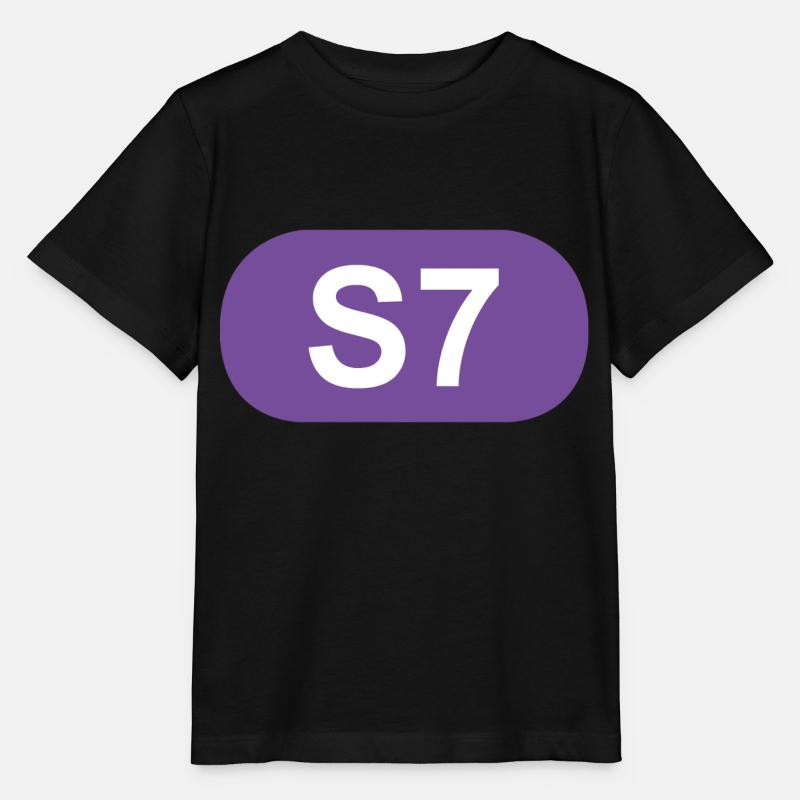 S-Bahn Berlin S7 - Stanley/Stella Kinder T-Shirt MINI CREATOR  - Schwarz
