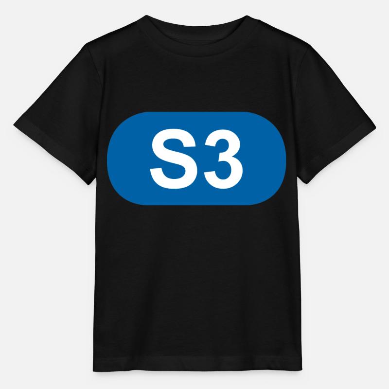 S-Bahn Berlin S3 - Stanley/Stella Kinder T-Shirt MINI CREATOR  - Schwarz