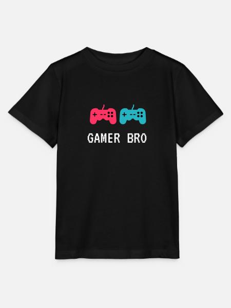 GAMER BRO - Stanley/Stella Kinder T-Shirt MINI CREATOR  - Schwarz