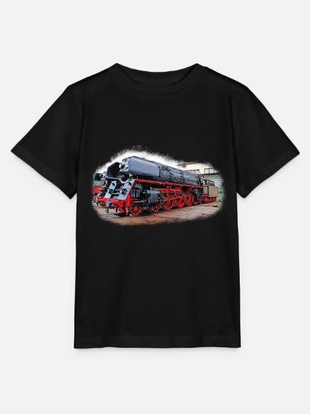 Dampflok 01 1531 - Stanley/Stella Kinder T-Shirt MINI CREATOR - Schwarz