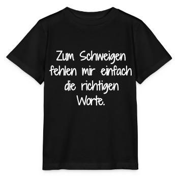 drôles de sorts cadeau sac drôle ironie - T-shirt bio MINI CREATOR Stanley/Stella Enfant - noir - Devant - Mikhail (115cm)