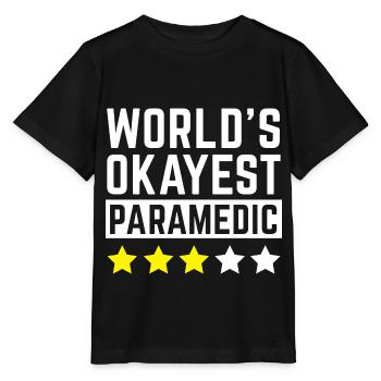Welt Okayest Sanitäter - Stanley/Stella Kinder T-Shirt MINI CREATOR  - Schwarz - Vorne - Mikhail (115cm)