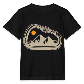 log out go out Design for a Nature lover - Stanley/Stella MINI CREATOR Kids’ T-Shirt - black - Front - Mikhail (115cm)
