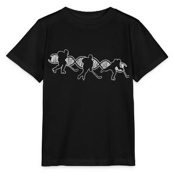 Eishockey Geschenk Eishockeyteam Wintersport - Stanley/Stella Kinder T-Shirt MINI CREATOR  - Schwarz - Vorne - Mikhail (115cm)