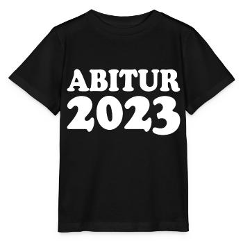 Abitur 2023 - Stanley/Stella Kinder T-Shirt MINI CREATOR  - Schwarz - Vorne - Mikhail (115cm)