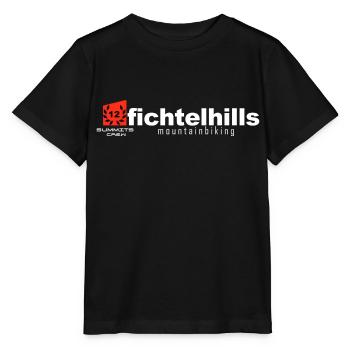 lorbeer fichtelhills 12 Summits Crew - Stanley/Stella Kinder T-Shirt MINI CREATOR  - Schwarz - Vorne - Mikhail (115cm)