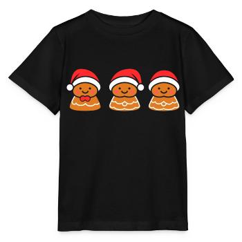 Lebkuchenmann - Stanley/Stella Kinder T-Shirt MINI CREATOR  - Schwarz - Vorne - Mikhail (115cm)