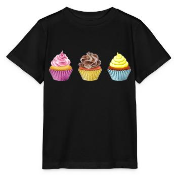 Muffins - Stanley/Stella Kinder T-Shirt MINI CREATOR  - Schwarz - Vorne - Mikhail (115cm)