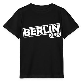 Berlin - 030 - Capital - Germany - Area Code - Stanley/Stella MINI CREATOR Kids’ T-Shirt - black - Front - Mikhail (115cm)