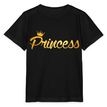 Princess - Stanley/Stella MINI CREATOR Kids’ T-Shirt - black - Front - Mikhail (115cm)