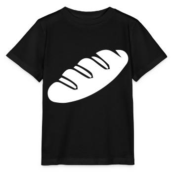 brot icon symbol - Stanley/Stella Kinder T-Shirt MINI CREATOR  - Schwarz - Vorne - Mikhail (115cm)