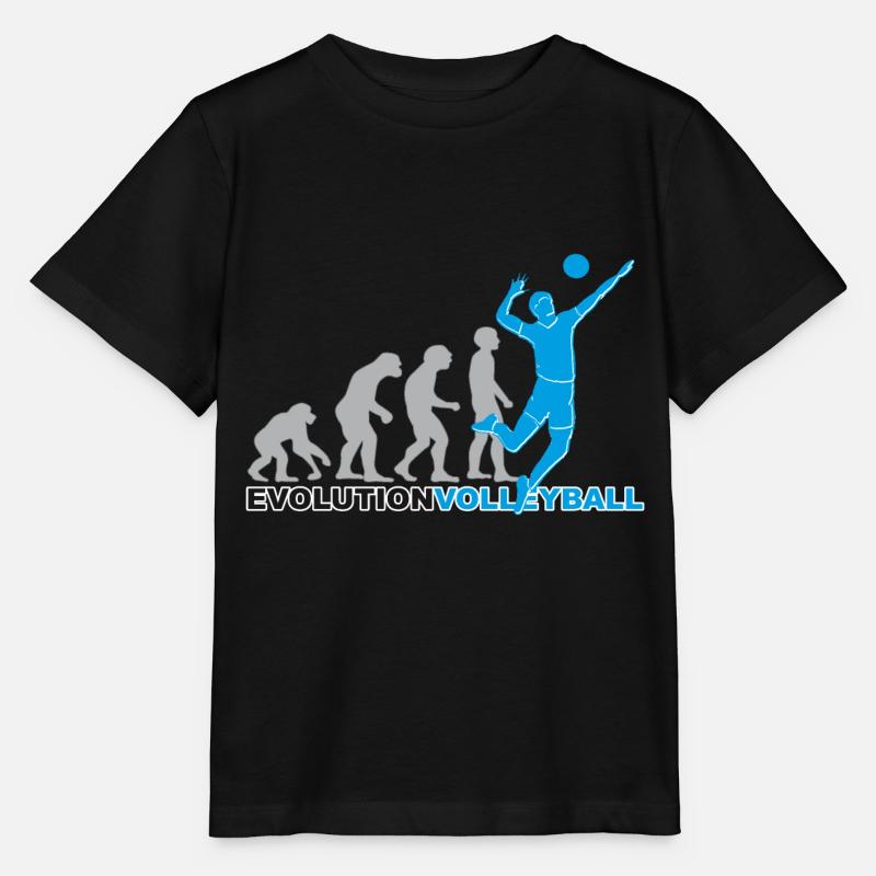 Evolution Volleyball, Volleyball, Volleyballer - Stanley/Stella Kinder T-Shirt MINI CREATOR  - Schwarz