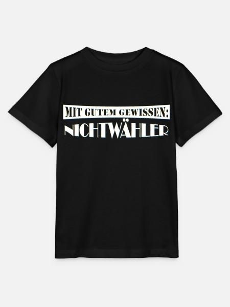 mit gutem Gewissen Nichtwähler - Stanley/Stella Kinder T-Shirt MINI CREATOR - Schwarz