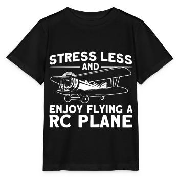 Modèle d’avion Modèle d’avion Cadeau de vol - T-shirt bio MINI CREATOR Stanley/Stella Enfant - noir - Devant - Mikhail (115cm)
