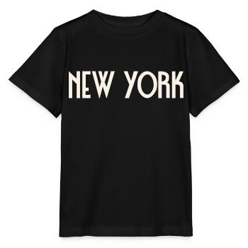 New York - Stanley/Stella Kinder T-Shirt MINI CREATOR  - Schwarz - Vorne - Mikhail (115cm)