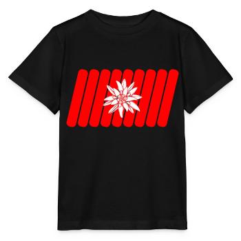 Swiss flag - Stanley/Stella MINI CREATOR Kids’ T-Shirt - black - Front - Mikhail (115cm)