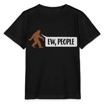 Sasquatch Citation ew people - T-shirt bio MINI CREATOR Stanley/Stella Enfant - noir - Devant - Mikhail (115cm)