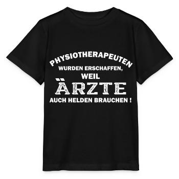 Physiotherapeut Geschenk Physio Physiotherapie - Stanley/Stella Kinder T-Shirt MINI CREATOR  - Schwarz - Vorne - Mikhail (115cm)