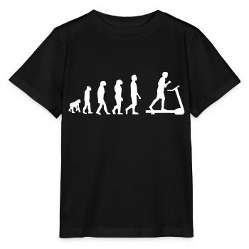 Evolution Laufband - Stanley/Stella Kinder T-Shirt MINI CREATOR  - Schwarz - Vorne - Mikhail (115cm)