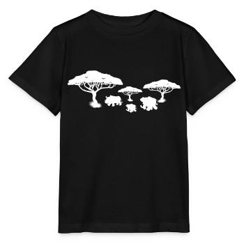 Safari Zoo Animal Safari Zoo - Stanley/Stella Kinder T-Shirt MINI CREATOR  - Schwarz - Vorne - Mikhail (115cm)