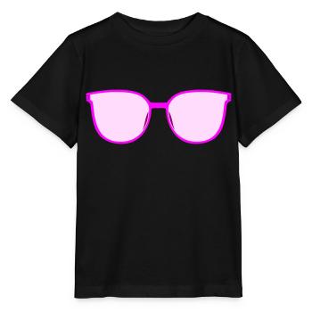 Lunettes Cateye Lunettes de soleil rose rose & bleu ciel - T-shirt bio MINI CREATOR Stanley/Stella Enfant - noir - Devant - Mikhail (115cm)