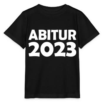 Abitur 2023 - Stanley/Stella Kinder T-Shirt MINI CREATOR  - Schwarz - Vorne - Mikhail (115cm)