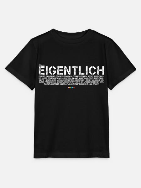 Eigentlich (weiß, mit Stabil Logo) - Stanley/Stella Kinder T-Shirt MINI CREATOR - Schwarz
