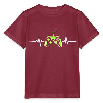 Gamer Videospiele Konsole Gaming Geburtstag Zocken - Stanley/Stella Kinder T-Shirt MINI CREATOR  - Burgunderrot - Vorne - Kain (125cm)