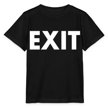 Exit - Stanley/Stella MINI CREATOR Kids’ T-Shirt - black - Front - Mikhail (115cm)