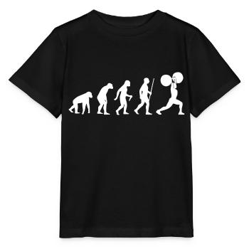 Weightlifting - Stanley/Stella Kinder T-Shirt MINI CREATOR  - Schwarz - Vorne - Mikhail (115cm)