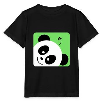 Animal panda - Tierischer Panda - Stanley/Stella Kinder T-Shirt MINI CREATOR  - Schwarz - Vorne - Mikhail (115cm)