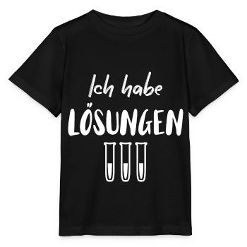 Chemiker - Stanley/Stella Kinder T-Shirt MINI CREATOR  - Schwarz - Vorne - Mikhail (115cm)
