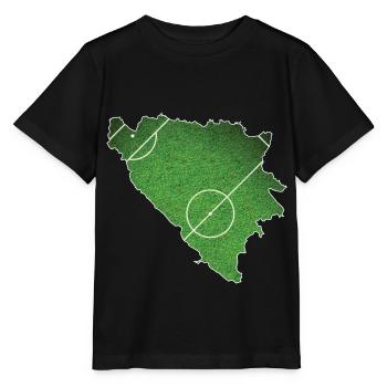 bosnien und herzegowina Fussball Fussballplatz Mei - Stanley/Stella Kinder T-Shirt MINI CREATOR  - Schwarz - Vorne - Mikhail (115cm)