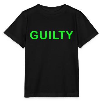 Guilty - Stanley/Stella Kinder T-Shirt MINI CREATOR  - Schwarz - Vorne - Mikhail (115cm)