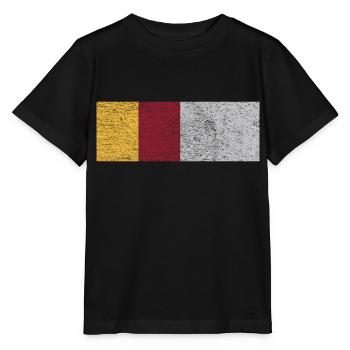 Roma Flag - Stanley/Stella MINI CREATOR Kids’ T-Shirt - black - Front - Mikhail (115cm)