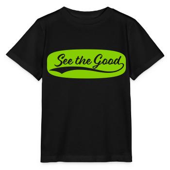 see the good quote - Stanley/Stella MINI CREATOR Kids’ T-Shirt - black - Front - Mikhail (115cm)
