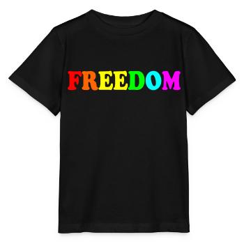Freedom - Stanley/Stella MINI CREATOR Kids’ T-Shirt - black - Front - Mikhail (115cm)