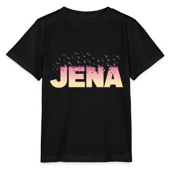 Jena Allemagne Ville Police Oiseaux Skyline - T-shirt bio MINI CREATOR Stanley/Stella Enfant - noir - Devant - Mikhail (115cm)