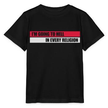 Aller en enfer - T-shirt bio MINI CREATOR Stanley/Stella Enfant - noir - Devant - Mikhail (115cm)