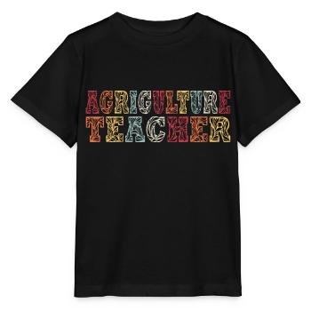 Agricultural teacher training of the future - Stanley/Stella MINI CREATOR Kids’ T-Shirt - black - Front - Mikhail (115cm)