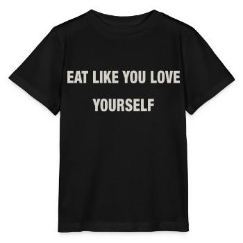 EAT - Stanley/Stella MINI CREATOR Kids’ T-Shirt - black - Front - Mikhail (115cm)