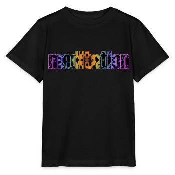 Méditation - T-shirt bio MINI CREATOR Stanley/Stella Enfant - noir - Devant - Mikhail (115cm)