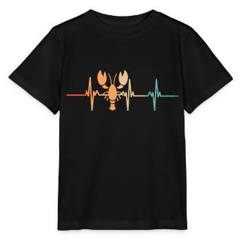 Hummer Herzschlag - Stanley/Stella Kinder T-Shirt MINI CREATOR  - Schwarz - Vorne - Mikhail (115cm)