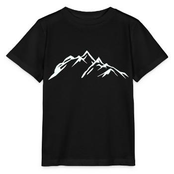 montagnes - T-shirt bio MINI CREATOR Stanley/Stella Enfant - noir - Devant - Mikhail (115cm)