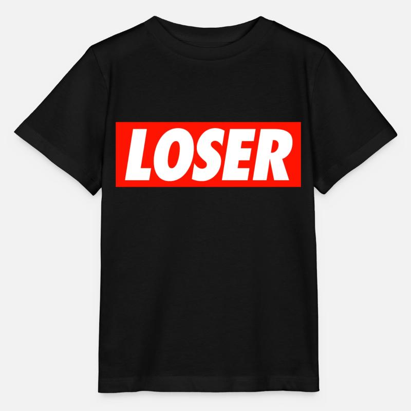 Loser - Stanley/Stella MINI CREATOR Kids’ T-Shirt - black